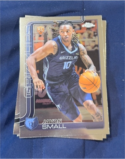 2025-26 Topps Chrome #299 Javon Small — front