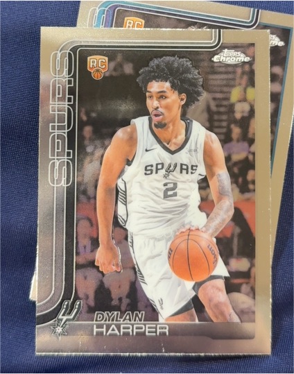 2025-26 Topps Chrome #252 Dylan Harper — front
