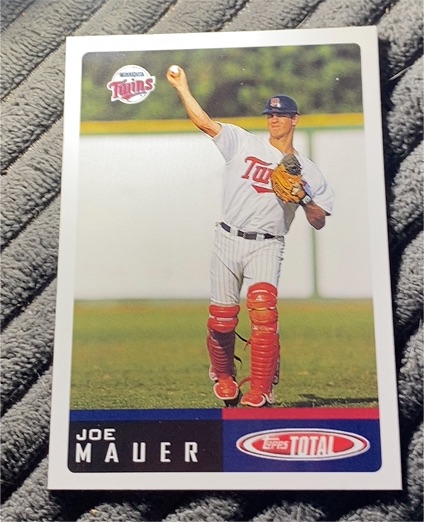2002 Topps Total #1 Joe Mauer — front