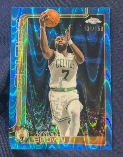 2025-26 Topps Chrome #51 Jaylen Brown — front