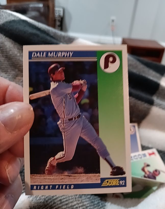 1992 Score #80 Dale Murphy — front