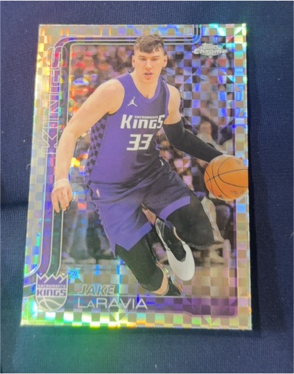 2025-26 Topps Chrome #230 Jake LaRavia — front