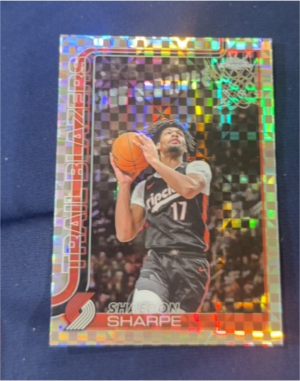 2025-26 Topps Chrome #150 Shaedon Sharpe — front