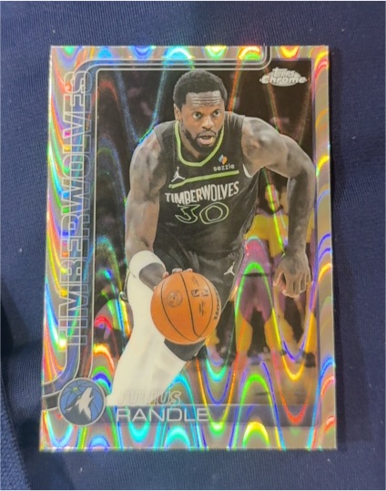 2025-26 Topps Chrome #123 Julius Randle — front