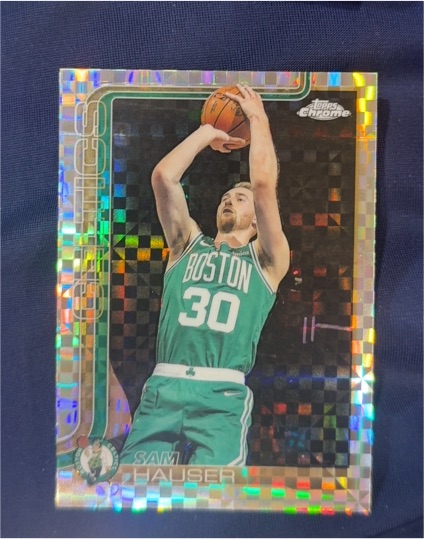 2025-26 Topps Chrome #14 Sam Hauser — front