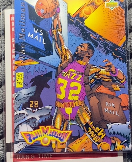 1992-93 Upper Deck #508 Karl Malone The Mailman — front