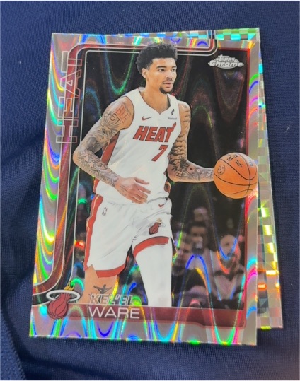 2025-26 Topps Chrome #129 Kel'el Ware — front