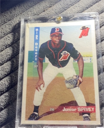 1997 Grandstand #3 Junior Spivey — front