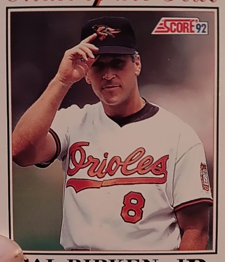 1992 Score #794 Cal Ripken, Jr. — front