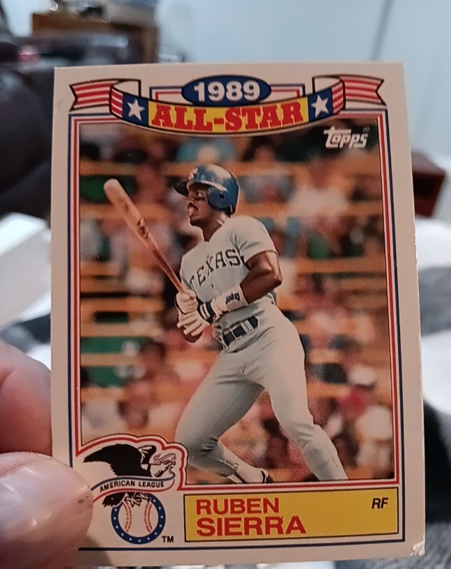1990 Topps #19 Ruben Sierra — front