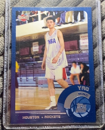 2002-03 Topps #185 Yao Ming — front
