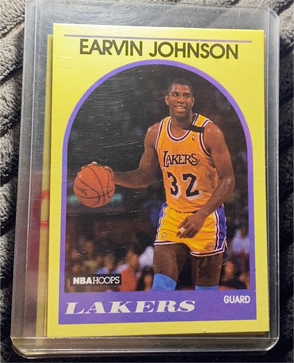 1989 NBA Hoops #270 Earvin Johnson — front