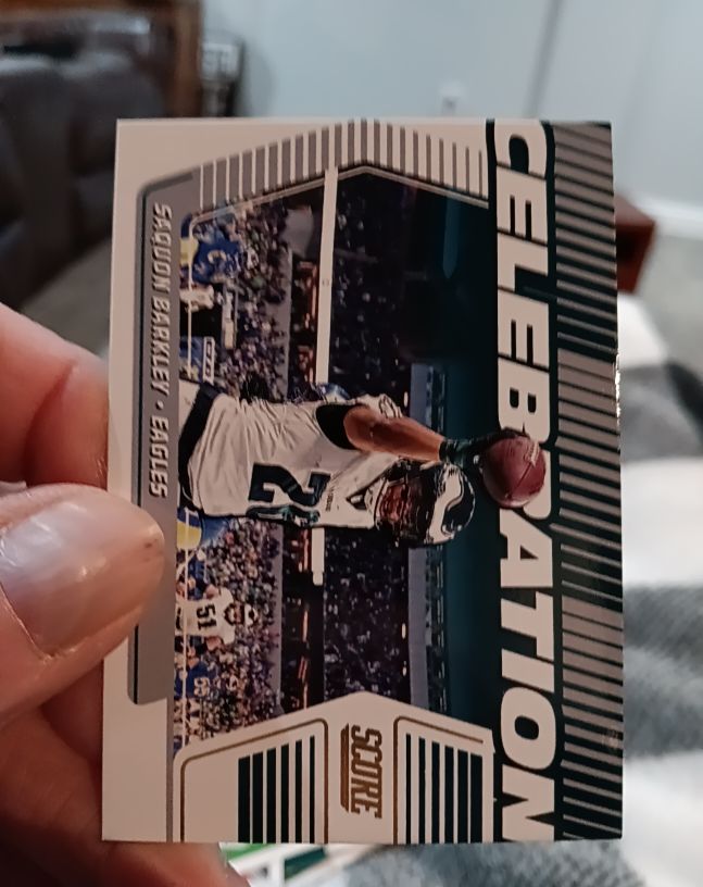 2025 Score Celebration #C-SBA Saquon Barkley — front