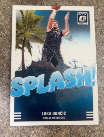 2024-25 Donruss Optic #1 Luka Dončić Splash! — front