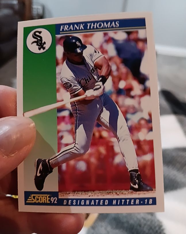 1992 Score #505 Frank Thomas — front