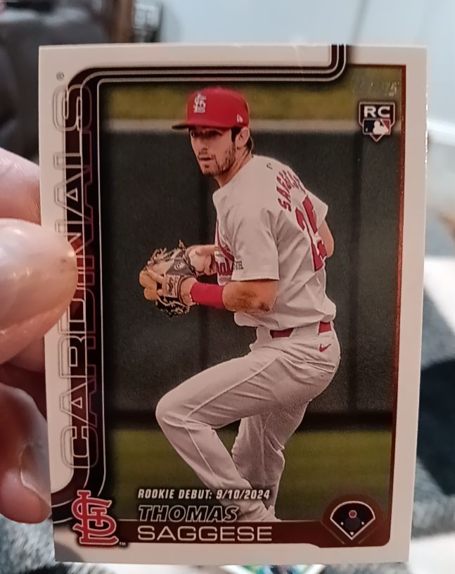 2025 Topps Update #US21 Thomas Saggese — front