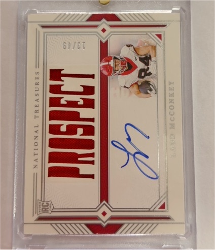 2024 Panini National Treasures Collegiate #13 Ladd McConkey — front