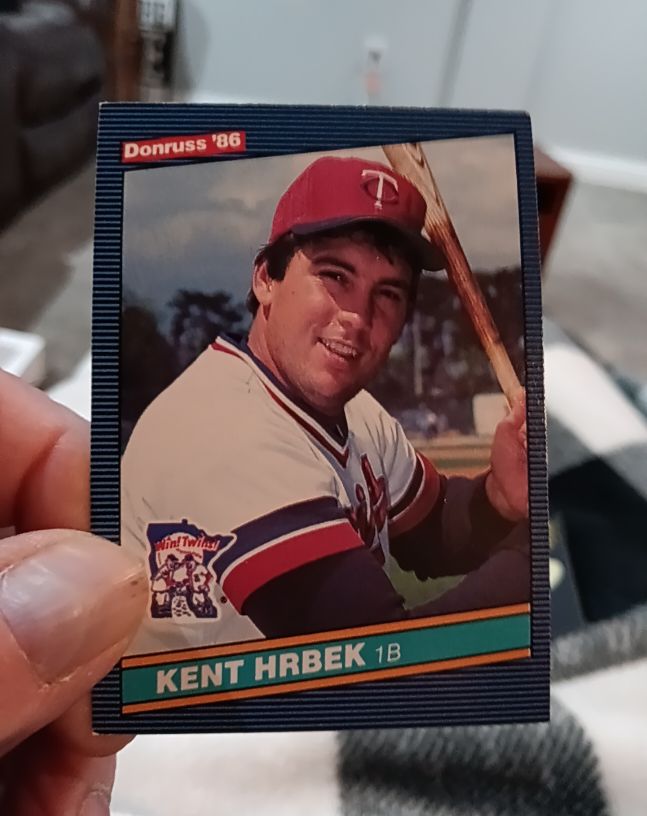 1986 Donruss #242 Kent Hrbek — front