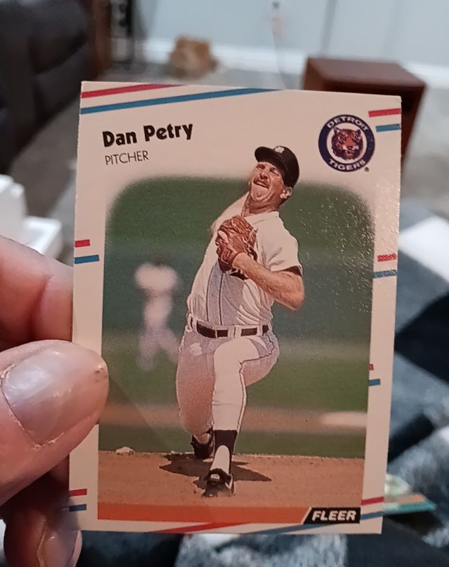 1988 Fleer #67 Dan Petry — front