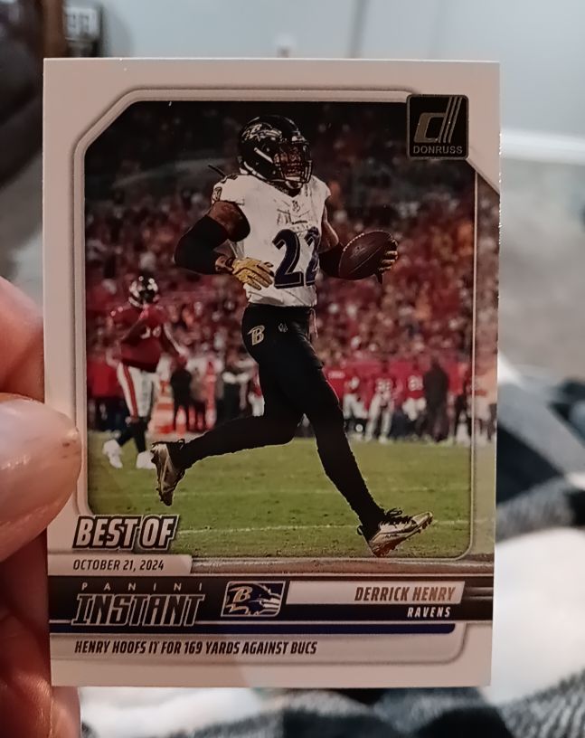 2025 Donruss Best of Instant #INS-DHY Derrick Henry — front