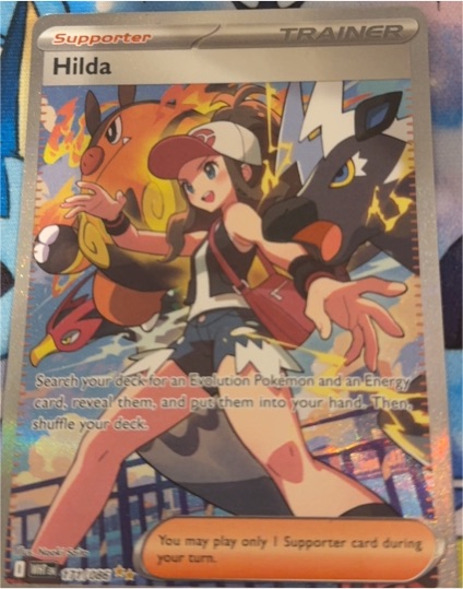 2023 Pokémon Scarlet & Violet White Flare #171 Hilda — front