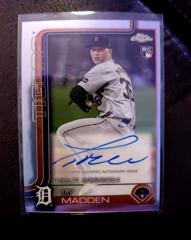 2025 Topps Chrome Update #CRDA-TMA Ty Madden — front