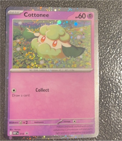 2025 Mega Evolution Promo #018 Cottonee — front