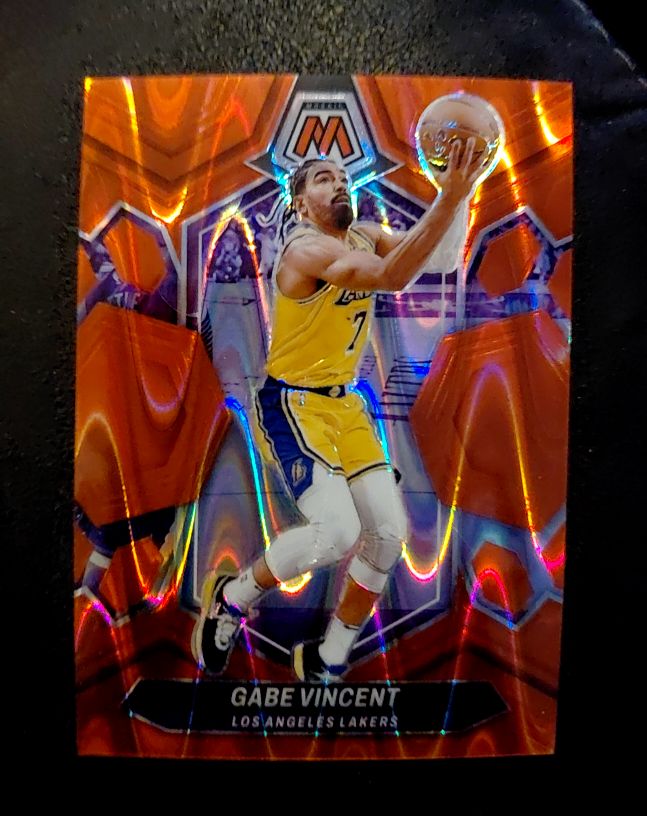 2023-24 Panini Mosaic Reactive Blue #187 Gabe Vincent — front