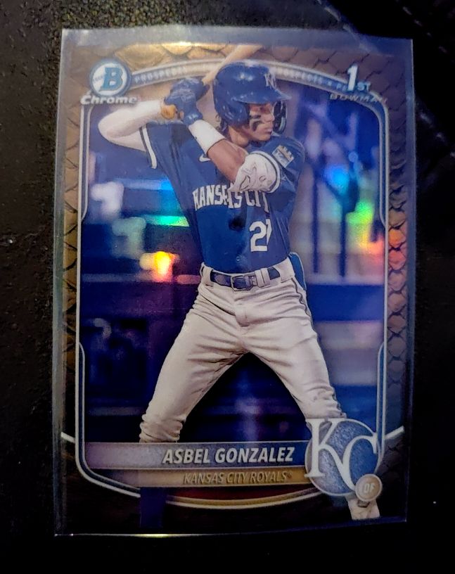 2025 Bowman Chrome #BCP-4 Asbel Gonzalez — front