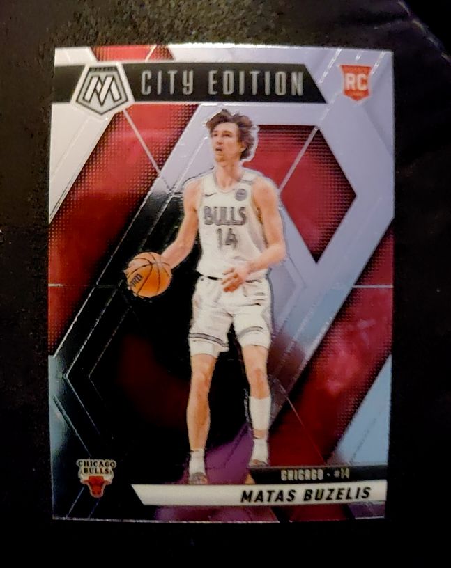 2024-25 Panini Mosaic City Edition #273 Matas Buzelis — front