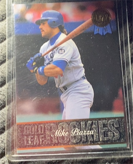 1993 Leaf Gold Leaf Rookies Update #4 Mike Piazza — front