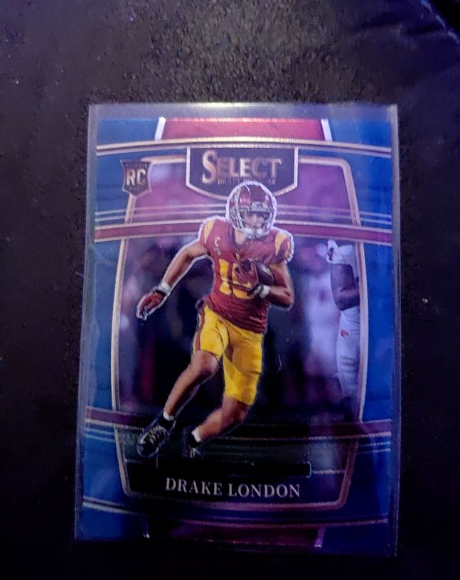 2022 Panini Select Draft Picks Concourse #7 Drake London — front