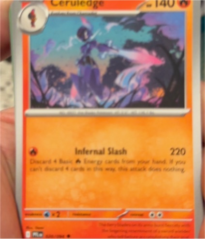 2024 Pokemon ME02: Phantasmal Flames #020 Ceruledge — front