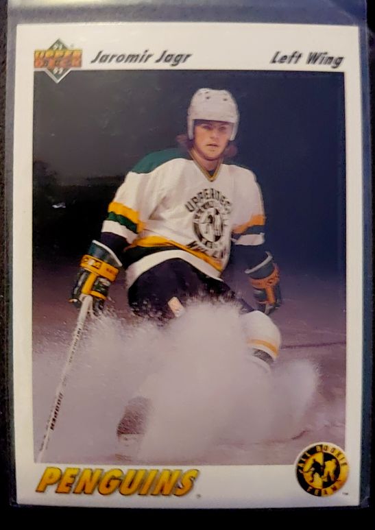 1991-92 Upper Deck #42 Jaromir Jagr — front