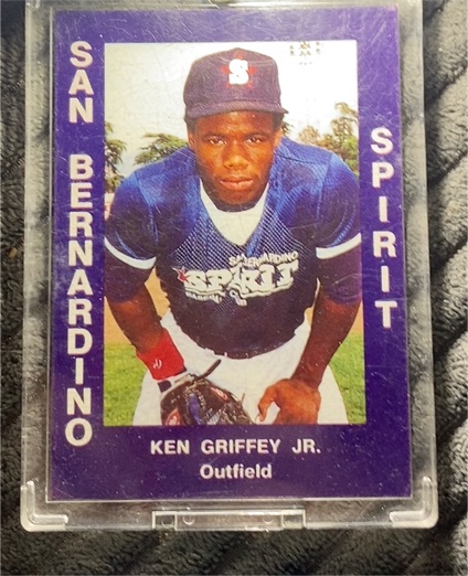 1988 Cal Cards #34 Ken Griffey Jr. San Bernardino Spirit — front