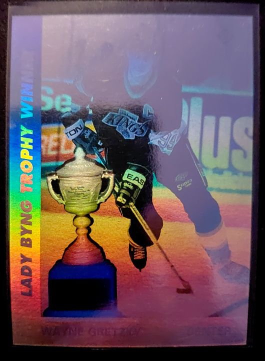 1991-92 Upper Deck #AW6 Wayne Gretzky Lady Byng Trophy Winner — front