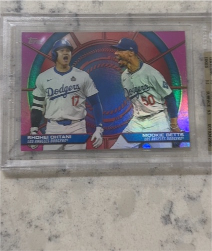 2025 Topps Series 2 #DD-2 Shohei Ohtani/Mookie Betts — front