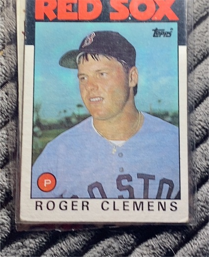 1986 Topps #661 Roger Clemens — front
