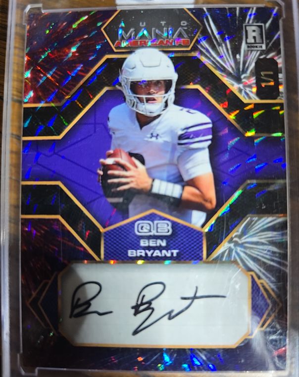 2024 Wild Card Auto Mania #AMAH-BB Ben Bryant — front