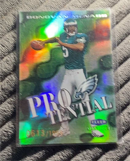 1999 Fleer Mystique Pro Tential #10PT Donovan McNabb — front