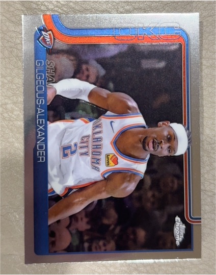 2025-26 Topps Chrome #141 Shai Gilgeous-Alexander — front