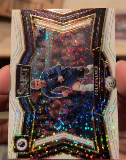 2024-25 Panini Select Premier League Cole Palmer Cracked Ice Field Level — front