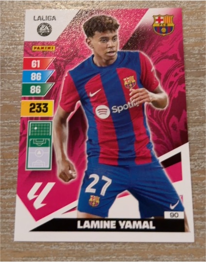 2023 Panini Adrenalyn XL La Liga #90 Lamine Yamal — front