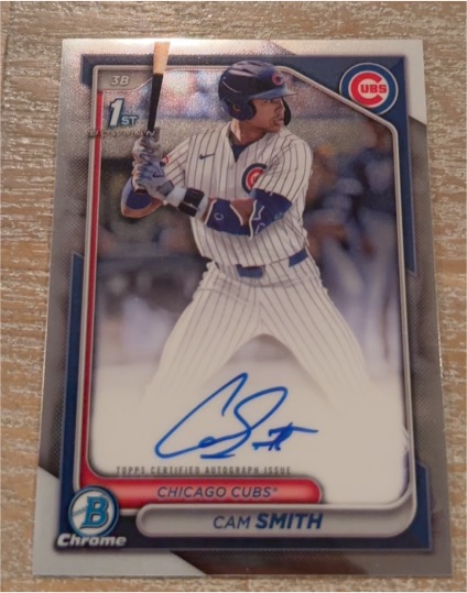 2024 Bowman Chrome #CPA-CS Cam Smith — front