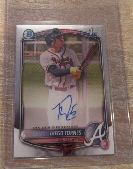 2025 Bowman Chrome #CPA-DT Diego Tornes — front