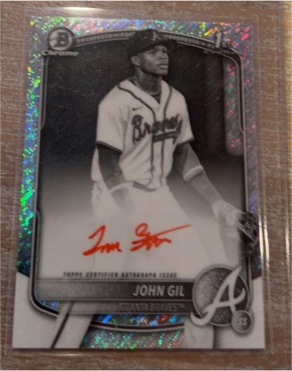 2025 Bowman Chrome #CPA-JG John Gil — front