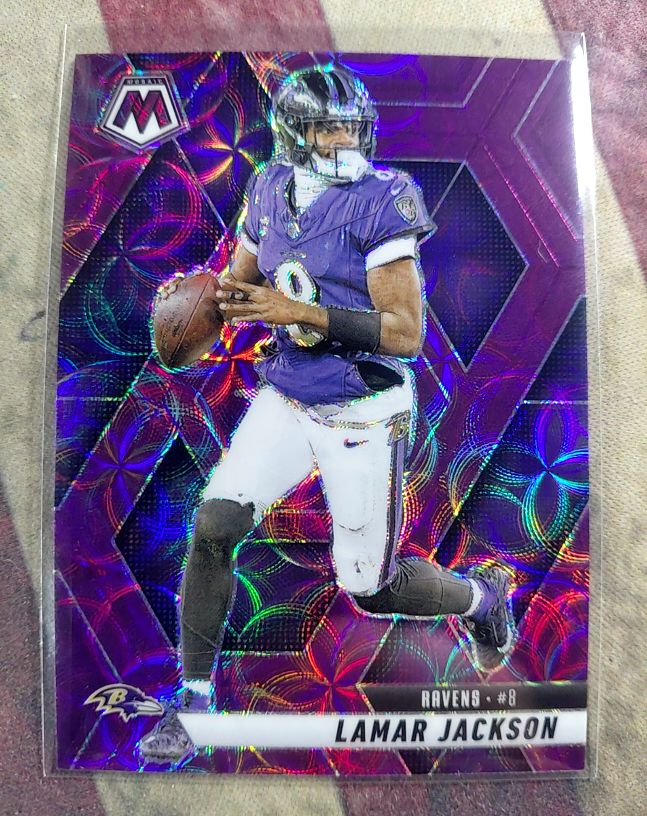 2025 Panini Mosaic #3 Lamar Jackson — front