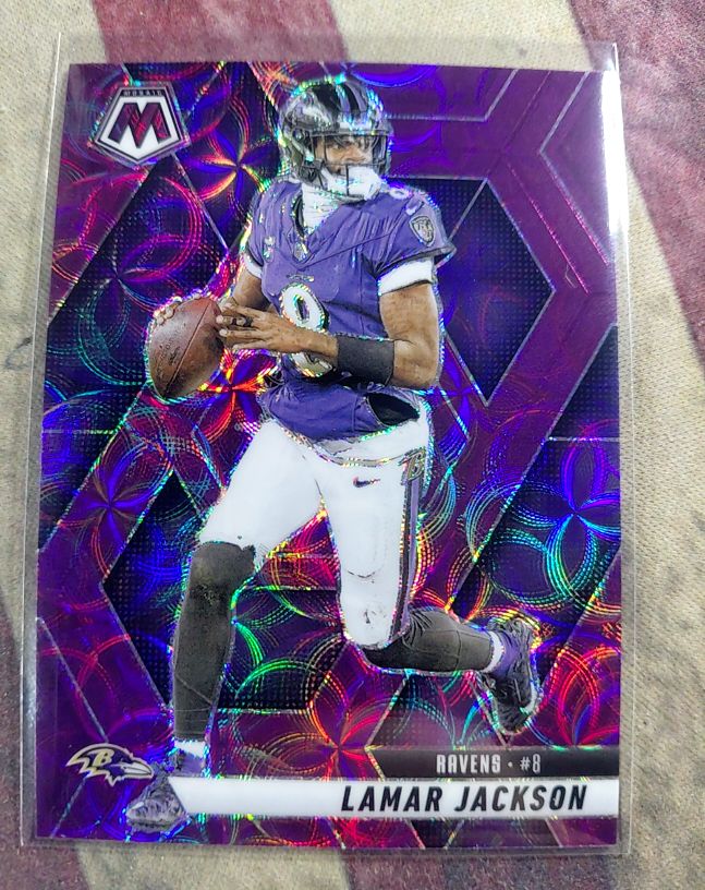 2025 Panini Mosaic #3 Lamar Jackson — front