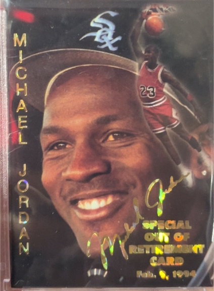 1994 Sports Stars USA #87 Michael Jordan Special Out of Retirement Card — front