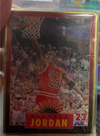 1996 Upper Deck Metal #2 Michael Jordan — front